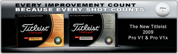 Pro V1 and Pro V1x new for 2009
