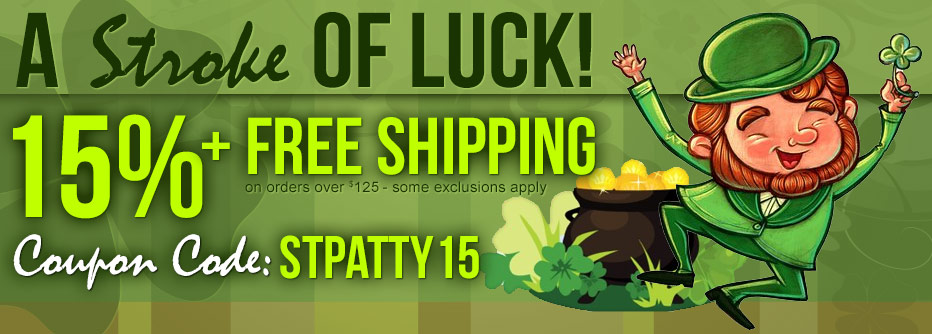 St. Patricks Day Sale - 15% OFF SITEWIDE!