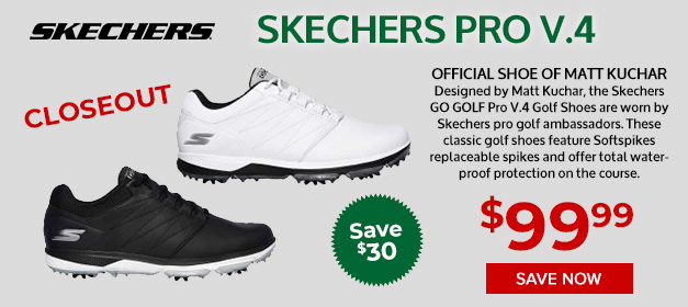 Closeout Skechers Pro v4 Golf Shoes at GolfDiscount.com