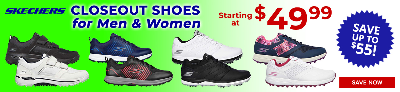 Closeut Skechers Golf Shoes at GolfDiscount.com
