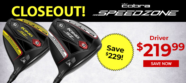 Blowout Prices on Cobra Speedzone Woods at GolfDiscount.com